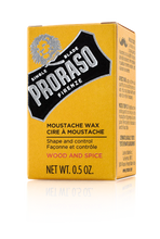 Load image into Gallery viewer, Proraso Moustache Wax Wood &amp; Spice 15ml