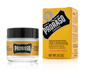 Proraso Moustache Wax Wood & Spice 15ml