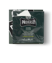 Load image into Gallery viewer, Proraso Cologne Wipes Cypress &amp; Vetyver 6 Sachets