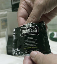 Load image into Gallery viewer, Proraso Cologne Wipes Cypress &amp; Vetyver 6 Sachets