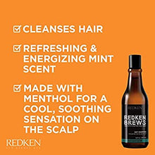 Load image into Gallery viewer, Redken Brews Mint Shampoo 300ml
