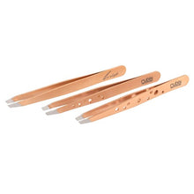 Load image into Gallery viewer, Rubis Slant Tweezer Elegance Rose Gold