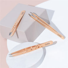 Load image into Gallery viewer, Rubis Slant Tweezer Elegance Rose Gold