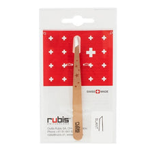 Load image into Gallery viewer, Rubis Slant Tweezer Rose Gold with Stars