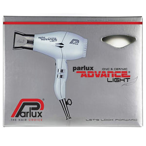 Parlux Advance Light Ceramic and Ionic Hair Dryer - White