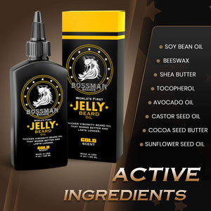 Bossman Jelly Beard Oil Gold 118g