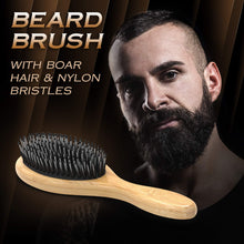 Load image into Gallery viewer, Bossman Beard Brush With Boar Hair &amp; Nylon Bristle