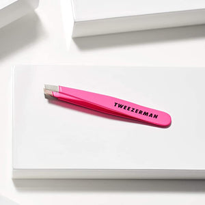 Tweezerman Mini Slant Tweezer - Pink Flamingo