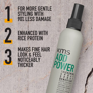 KMS Add Power Thickening Spray 75ml