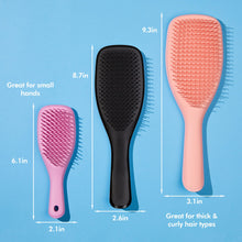 Load image into Gallery viewer, Tangle Teezer The Wet Detangler Hairbrush Liquorice Black