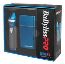 Load image into Gallery viewer, BaBylissPRO Duo Blue Chrome Double Foil Shaver and Outliner Trimmer