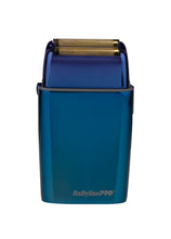 Load image into Gallery viewer, BaBylissPRO Duo Blue Chrome Double Foil Shaver and Outliner Trimmer