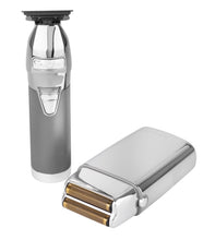 Load image into Gallery viewer, BaBylissPRO Duo Silver Double Foil Shaver and Outliner Trimmer