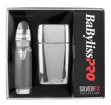 Load image into Gallery viewer, BaBylissPRO Duo Silver Double Foil Shaver and Outliner Trimmer