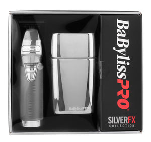 BaBylissPRO Duo Silver Double Foil Shaver and Outliner Trimmer