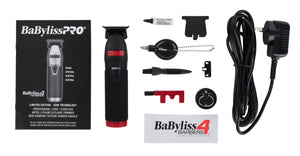 BaBylissPRO BlackRedFX Skeleton Lithium Hair Trimmer