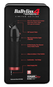 BaBylissPRO BlackRedFX Skeleton Lithium Hair Trimmer