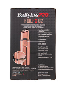 BaBylissPRO Rose Gold Double Foil Shaver 