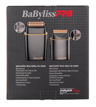 Load image into Gallery viewer, BaBylissPRO Duo Single &amp; Double Foil Shavers - Gunmetal