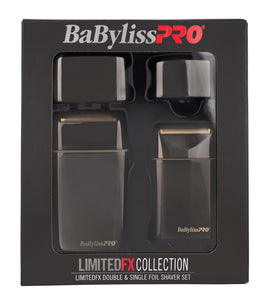 BaBylissPRO Duo Single & Double Foil Shavers - Gunmetal