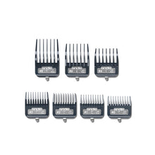 Load image into Gallery viewer, Andis Premium Metal Clip Comb Set 7 pcs - Sizes 0, 1, 2, 3, 4, 6, 8