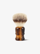 Load image into Gallery viewer, Supply Silvertip Synthetic Shave Brush - Faux Ox Horn