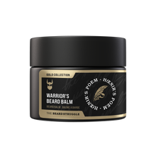 Load image into Gallery viewer, The Beard Struggle Warrior&#39;s Beard Balm Gold Collection 50g