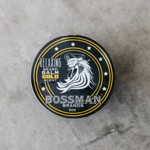 Load image into Gallery viewer, Bossman Relaxing Beard Balm - Gold Scent 57g