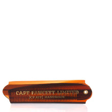 Load image into Gallery viewer, Captain Fawcett&#39;s Folding Pocket Beard Comb