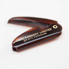 Load image into Gallery viewer, Captain Fawcett&#39;s Folding Pocket Moustache Comb
