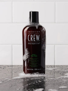 American Crew 3-in-1 Tea Tree Shampoo Conditioner Body Wash 450ml