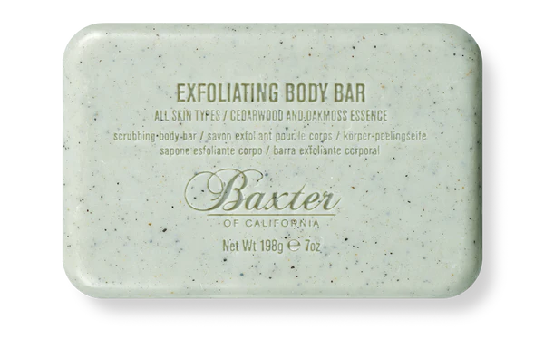 Baxter of California Exfoliating Body Bar Cedarwood and Oakmoss 198g
