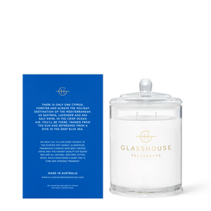 Glasshouse DIVING INTO CYPRUS Candle 380g