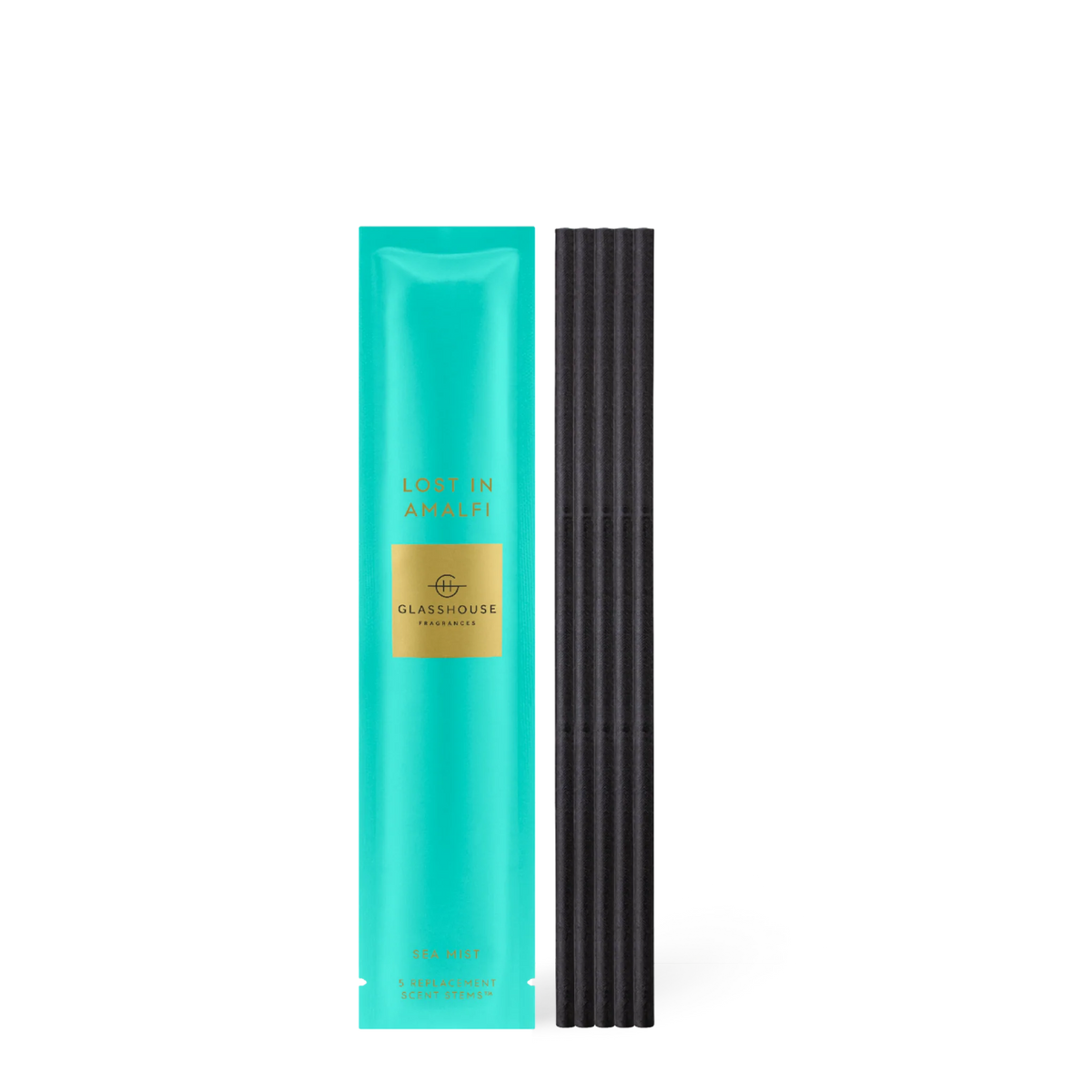 Glasshouse LOST IN AMALFI Replacement Scent Stems x5 Above The Collar