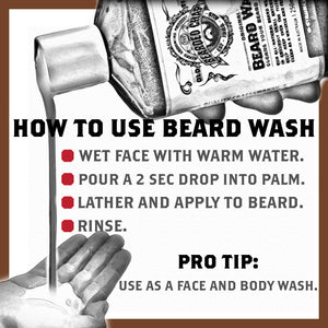 The Bearded Chap Rugged Original Beard Wash Travel Edition 100ml
