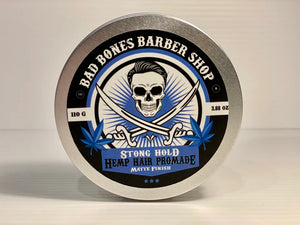 Bad Bones Barber Shop Strong Hold Hemp Hair Pomade 110g