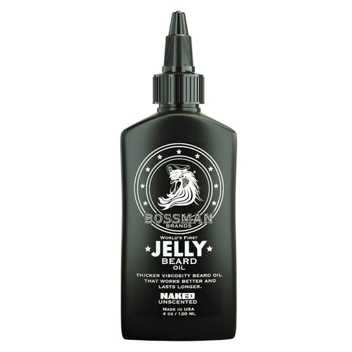 Bossman Jelly Naked Scent Beard Oil (White) 120ml