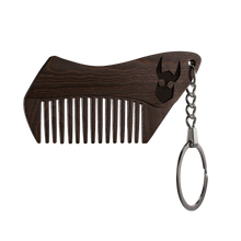 Load image into Gallery viewer, The Beard Struggle Keychain Comb