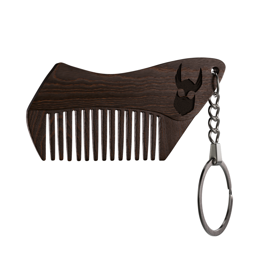 The Beard Struggle Keychain Comb