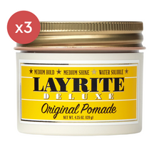 Load image into Gallery viewer, Layrite Original Pomade Trio