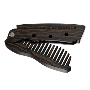 The Beard Struggle Model Viking Comb + Holster