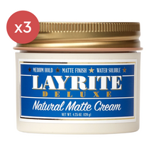 Load image into Gallery viewer, Layrite Natural Matte Cream Trio