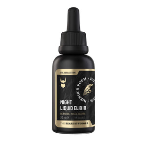 The Beard Struggle Night Liquid Elixir Beard Oil Gold Collection 30ml