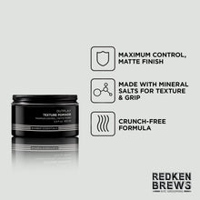 Load image into Gallery viewer, Redken Brews Outplay Texture Pomade 100ml