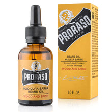Load image into Gallery viewer, Proraso Beard Oil Wood &amp; Spice 30ml