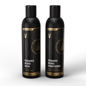 The Beard Struggle Radiance Beard Bundle Gold Collection