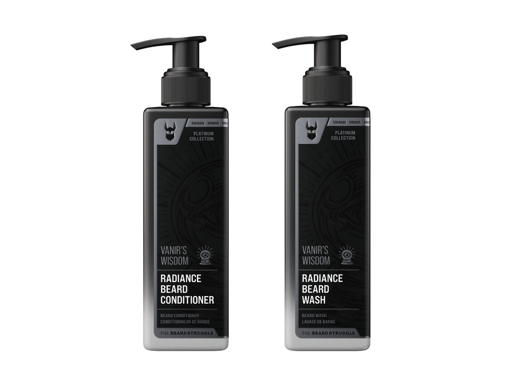 The Beard Struggle Radiance Beard Bundle Platinum Collection