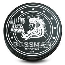 Load image into Gallery viewer, Bossman Relaxing Beard Balm - Naked Scent 57g