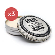 Load image into Gallery viewer, Reuzel Concrete Hold Matte Pomade Trio Bundle