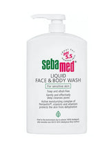 Load image into Gallery viewer, Sebamed Liquid Face &amp; Body Wash 1000ml Pump